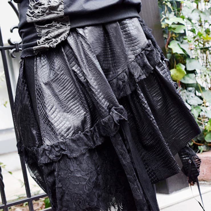 クロコアシメスカート ゴシック スカート | ACDCRAG | 詳細画像6 