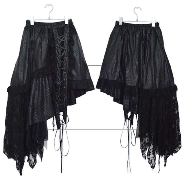 クロコアシメスカート ゴシック スカート | ACDCRAG | 詳細画像10 