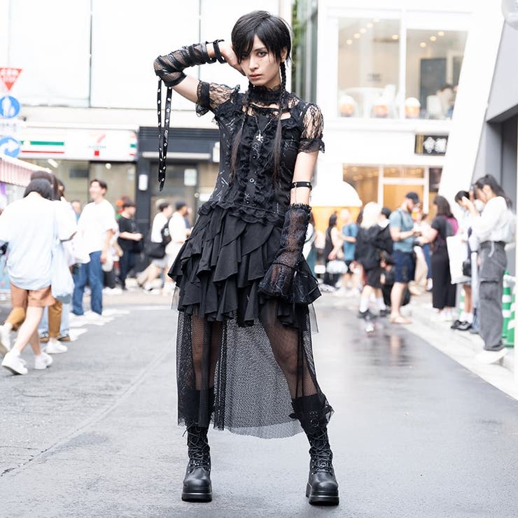 冥闇 レースアームカバー 原宿 | ACDCRAG | 詳細画像7 