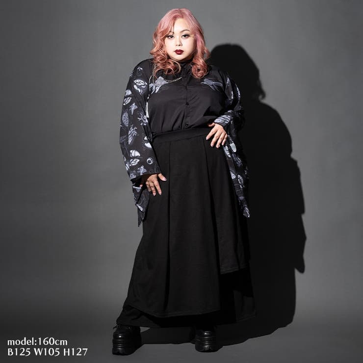 [プラスサイズ]ハカマパンツ ボトムス プラスサイズ | ACDCRAG | 詳細画像2 