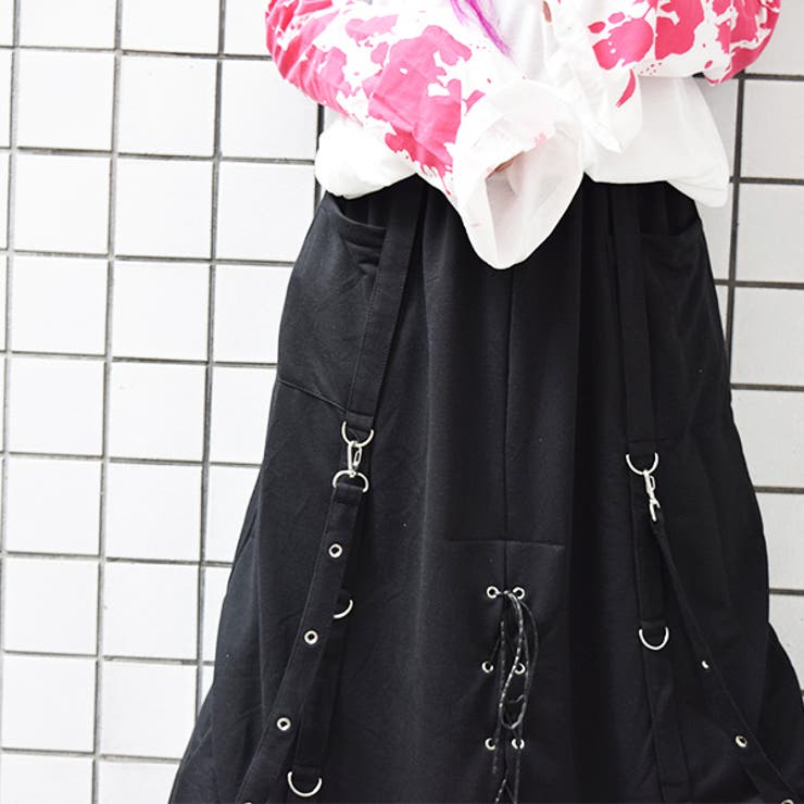 スピンドルロングスカート パンク ロック[品番:ACDW0001320 スピンドルロングスカート パンク ロック[品番:ACDW0001320