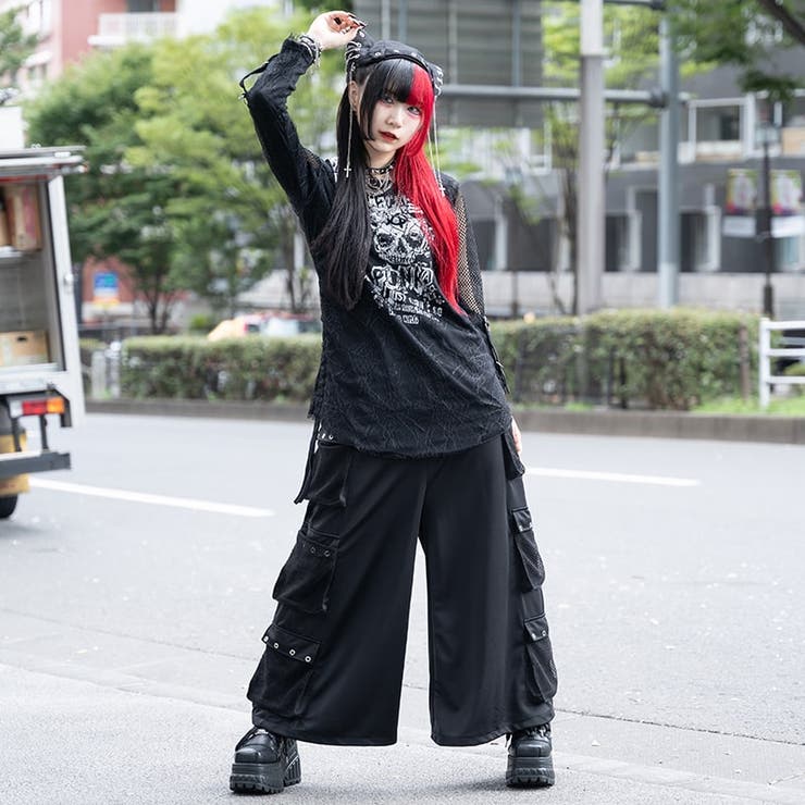 冥闇 カーゴワイドパンツ 原宿[品番：ACDW0002667]｜ACDCRAG