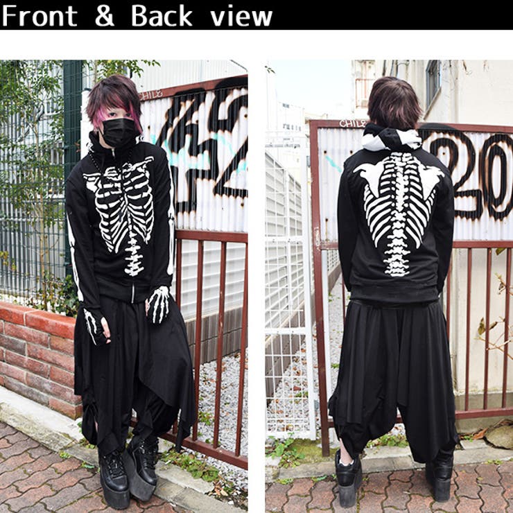 BONEパーカー ドクロ パーカー [品番：ACDW0000770]｜ACDCRAG（エーシーディーシーラグ）のレディースファッション通販｜SHOPLIST（ショップリスト）