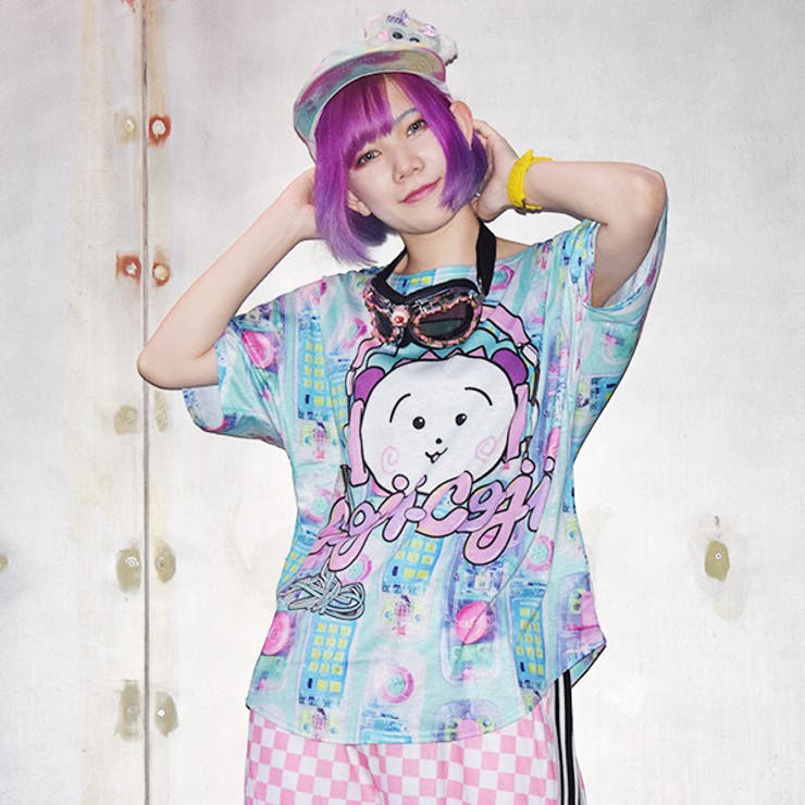 コジコジ ACDCLAG Tシャツ Y2K 地雷系 平成 ギャル アニメTシャツ コジコジ ACDCLAG Tシャツ Y2K 地雷系 平成 ギャル アニメTシャツ