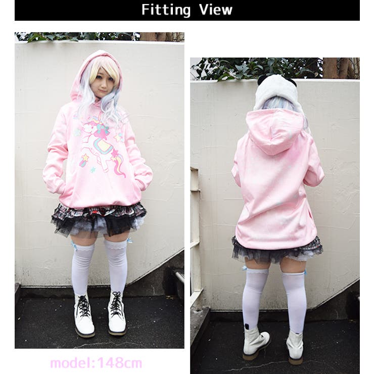 ACユニコーンBIGパーカー 原宿系 ファッション | ACDCRAG | 詳細画像7 