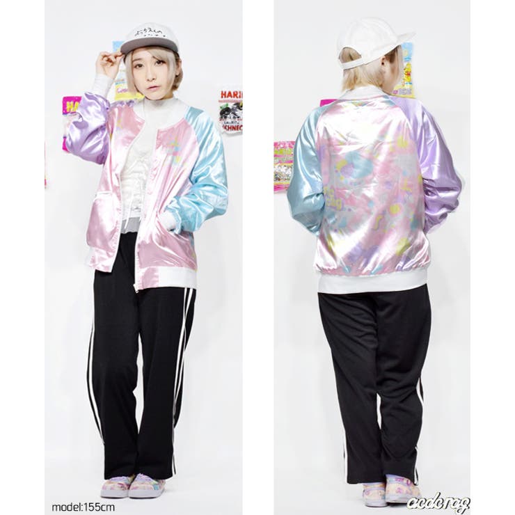 ケーキスカジャン ピンク ユニコーン柄[品番：ACDW0001830]｜ACDCRAG