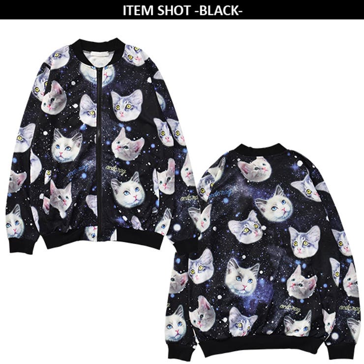 CATブルゾン 猫 猫柄[品番：ACDW0001322]｜ACDCRAG（エーシー