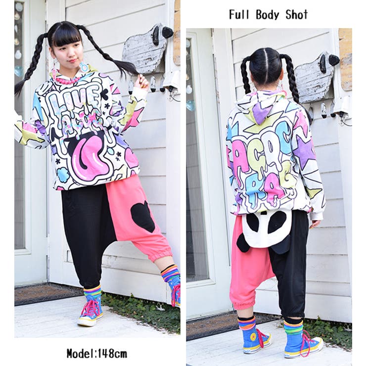 サカサパンダ7分丈サルエル パンダ サルエル[品番：ACDW0001707