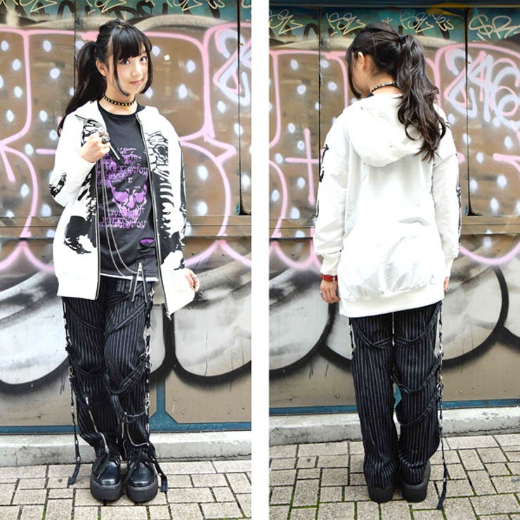 BONEパーカー パンク ロック[品番：ACDW0001891]｜ACDCRAG