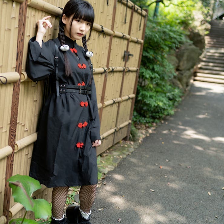 チャイナボタンワンピース 長袖 原宿 系 品番 Acdw Acdcrag エーシーディーシーラグ のレディースファッション通販 Shoplist ショップリスト