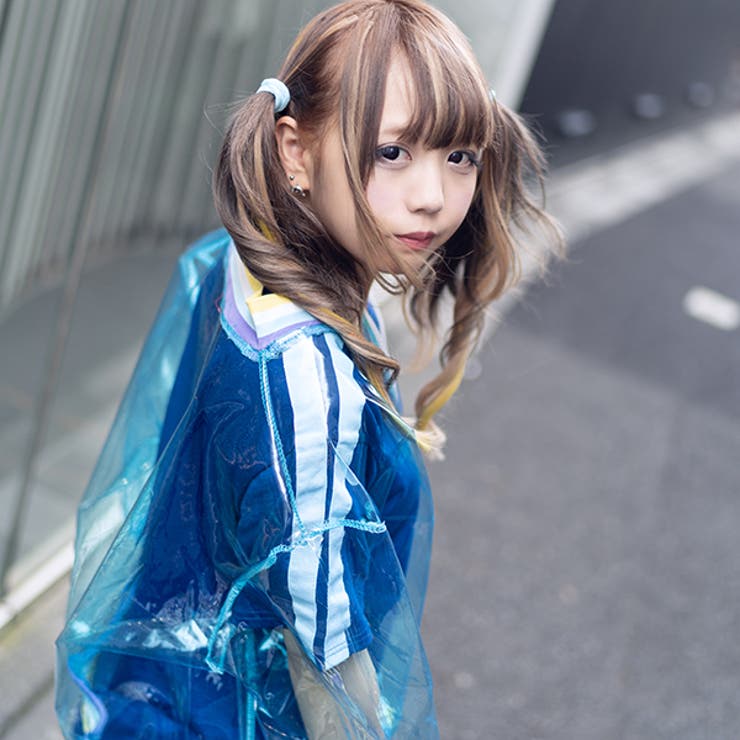 原宿系/ファッション/ビニール/クリア素材/ゆめかわいい/ファンシー/キュート/レディース/個性的