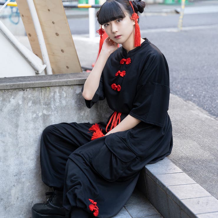 ボタンチャイナ ボンタン パンツ[品番：ACDW0002250]｜ACDCRAG