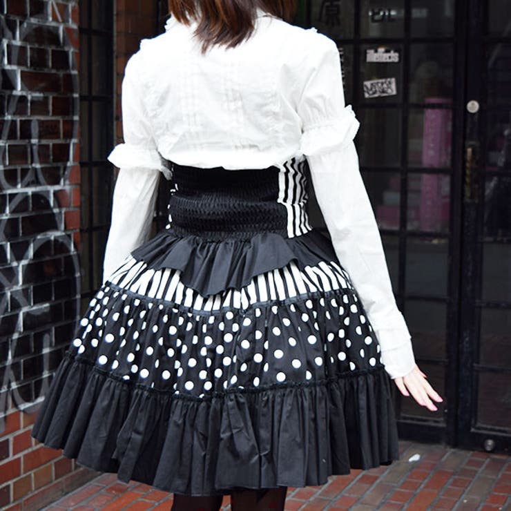 ドットストライプワンピース ゴスロリ ロリータ 品番 Acdw Acdcrag エーシーディーシーラグ のレディースファッション通販 Shoplist ショップリスト
