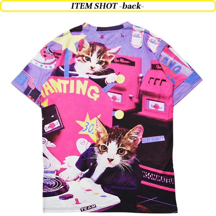 なめ猫 ゲーセンTワンピ Tシャツ[品番：ACDW0001219]｜ACDCRAG