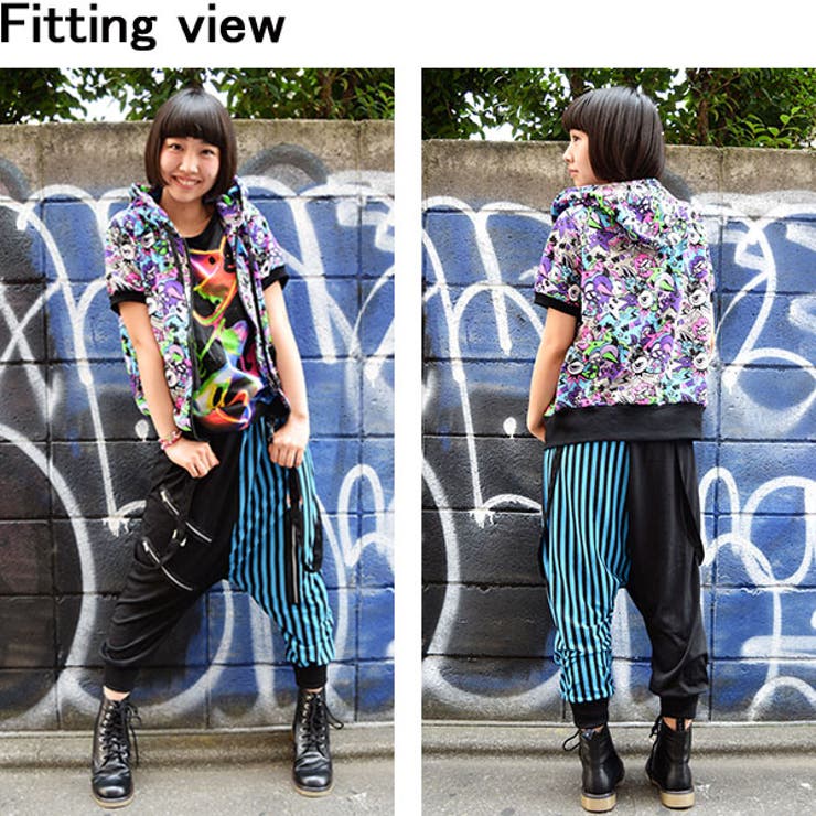 ZIPサルエルパンツ サルエル サルエルパンツ[品番：ACDW0000764