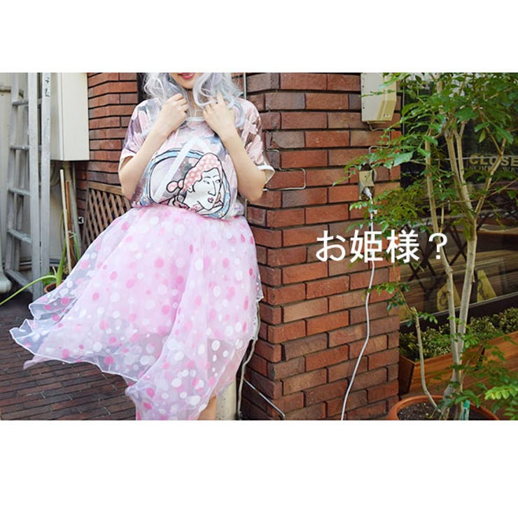 ドットチュールスカート ドット ドット柄[品番：ACDW0000401]｜ACDCRAG