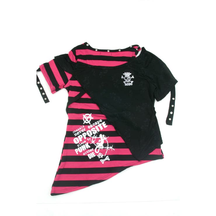 パンク系大定番のボーダーt 原宿系 Kera系 品番 Acdw Acdcrag エーシーディーシーラグ のレディースファッション通販 Shoplist ショップリスト