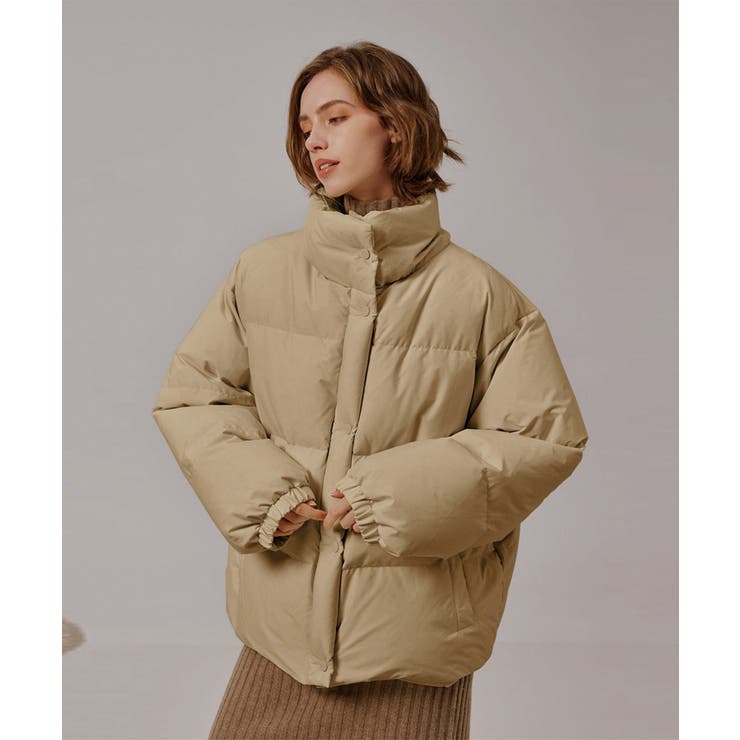 レディース ボックスシルエットショート丈ダウンコート 全３色 品番 Acew Nap ナップ のレディース ファッション通販 Shoplist ショップリスト