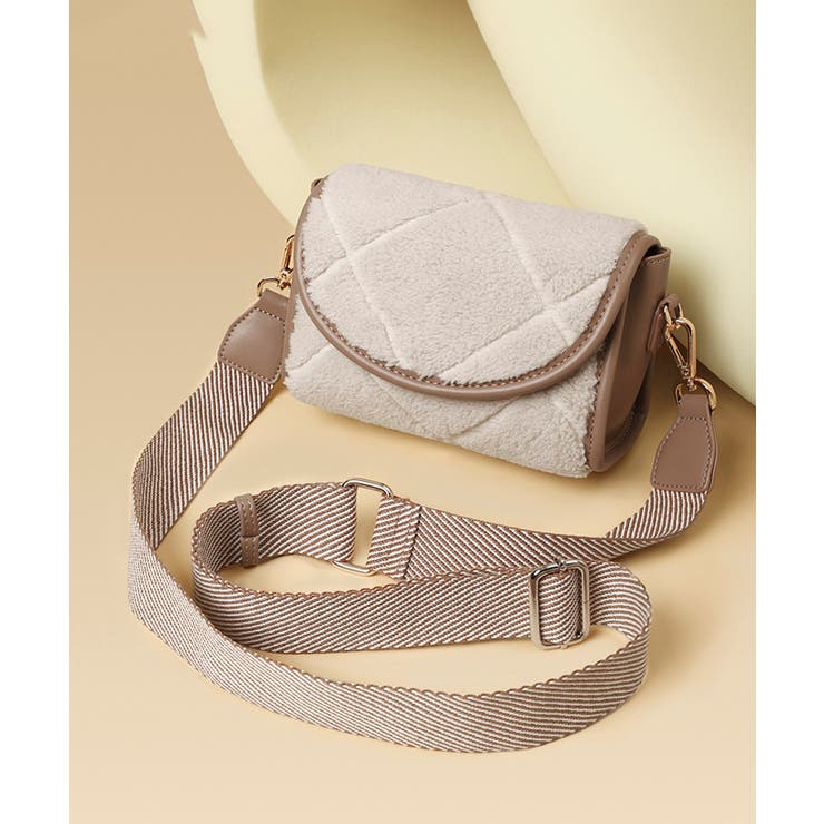 ベージュ | もこもこボアショルダーバッグ 肩掛けバッグ 斜め掛けバッグ | MEXICAN