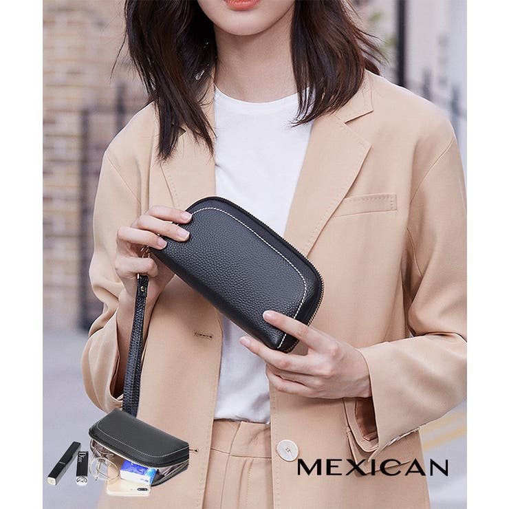 MEXICAN 2wayレザーポーチ 本牛革 | MEXICAN | 詳細画像1 