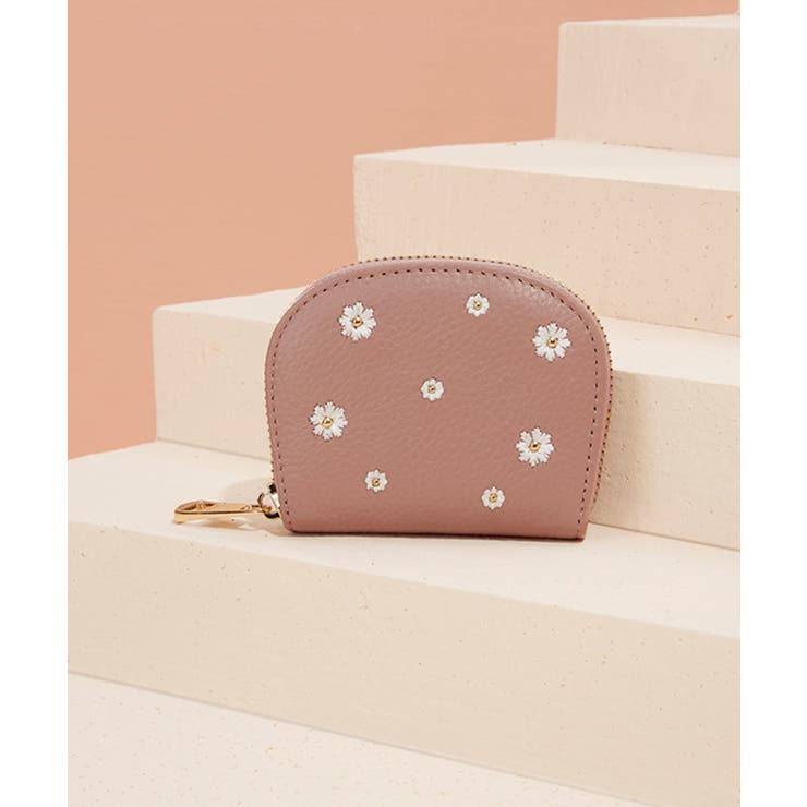 MEXICAN 本牛革フラワーモチーフカードケース 大容量 韓国ファッション | MEXICAN | 詳細画像4 