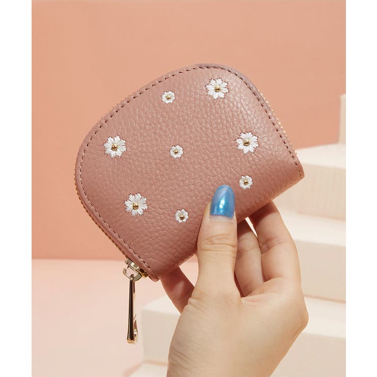 MEXICAN 本牛革フラワーモチーフカードケース 大容量 韓国ファッション | MEXICAN | 詳細画像17 