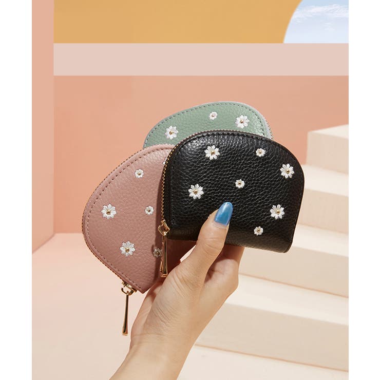 MEXICAN 本牛革フラワーモチーフカードケース 大容量 韓国ファッション | MEXICAN | 詳細画像10 