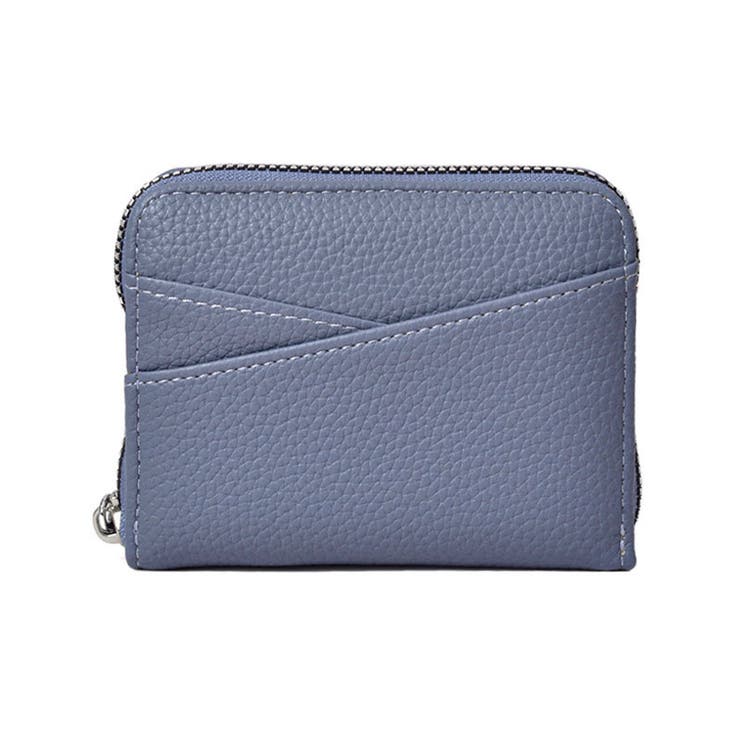 ブルー | ＰＵレザーじゃばらカードケース コインケース ミニ財布 大容量 | MEXICAN