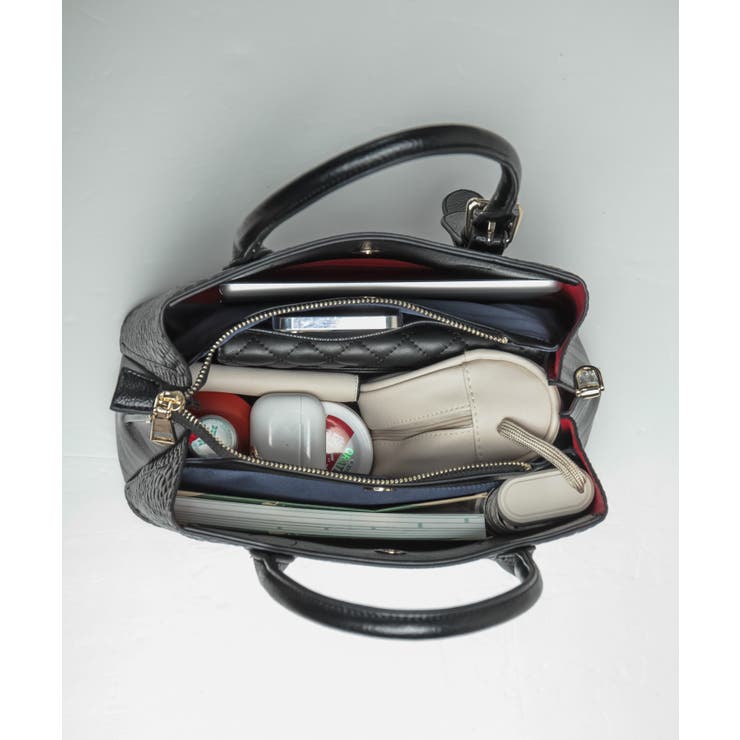 MEXICAN アシンメトリーハンドル2wayトートバッグ ハンドバッグ | MEXICAN | 詳細画像14 