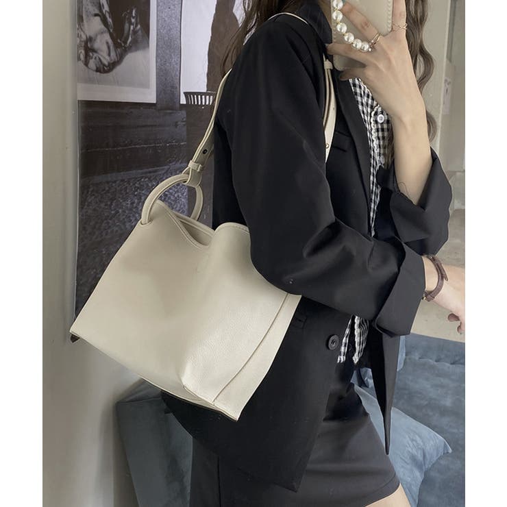 PUレザーミニポーチ付きハンドバッグ | MEXICAN | 詳細画像8 