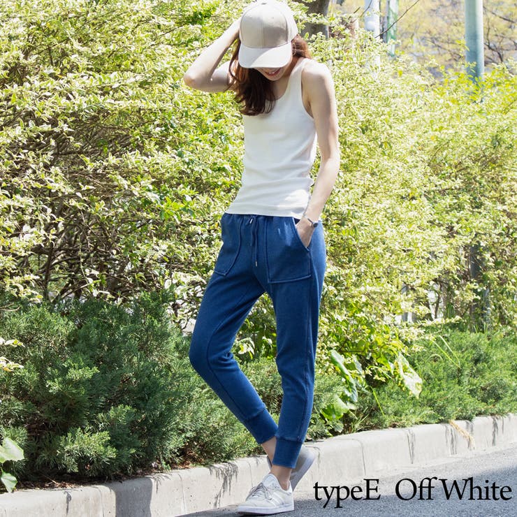 タイプE　オフホワイト　タンクトップ　ロング丈 | シンプルコットンタンクトップ＆キャミソール【春先行】 | A.NATALY