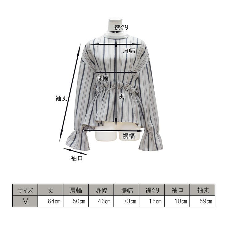 スタンドネックペプラムブラウス | A.NATALY | 詳細画像22 