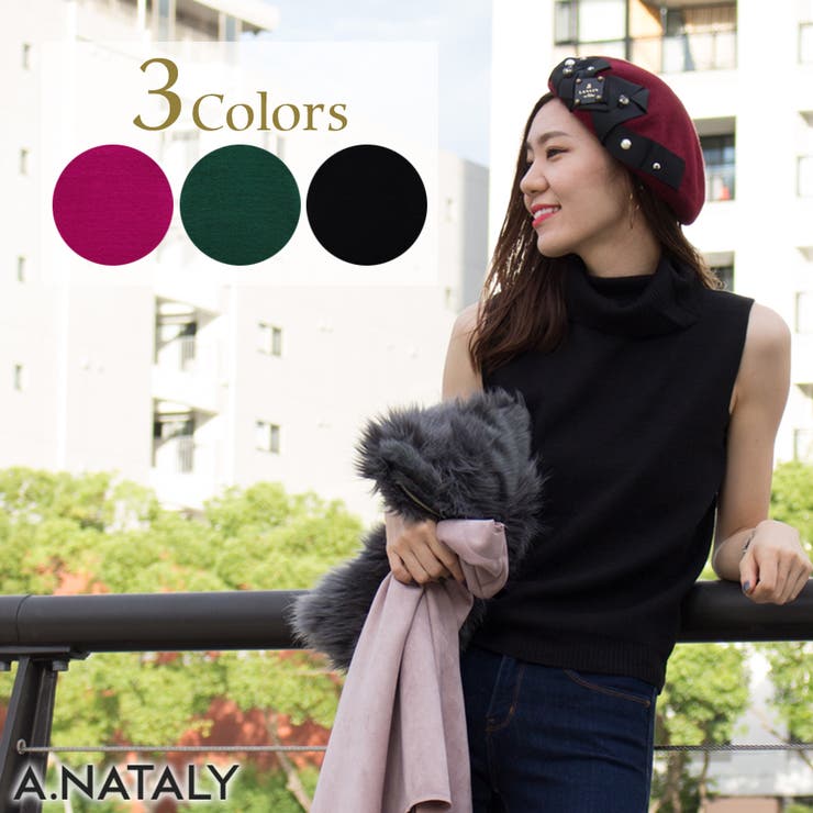 オフタートルノースリニット | A.NATALY | 詳細画像1 