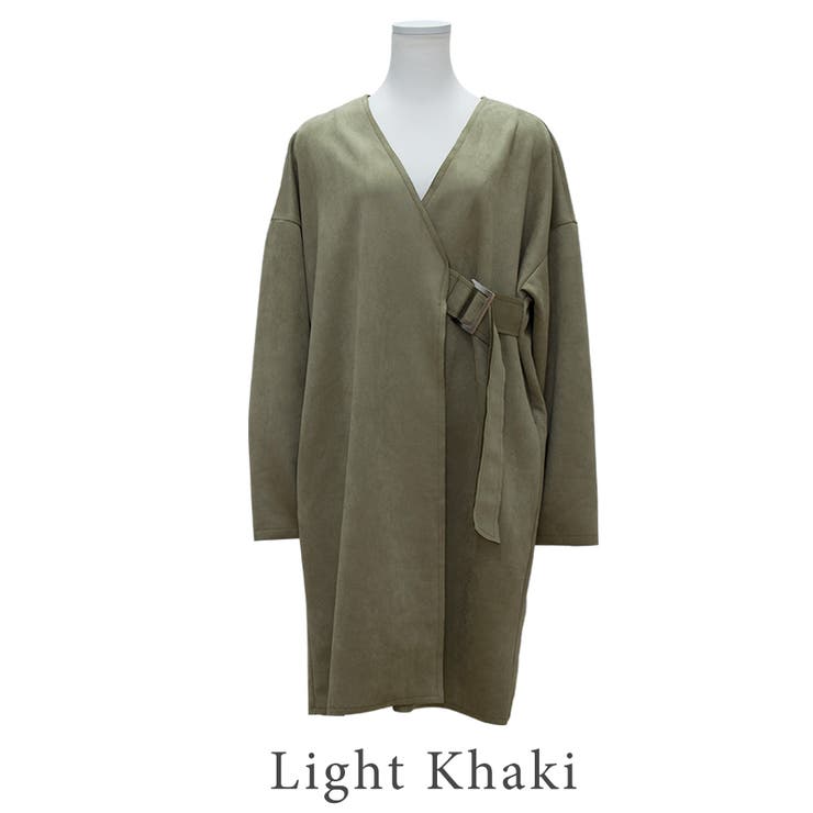 スエードノーカラータイロッケンコート | A.NATALY | 詳細画像11 