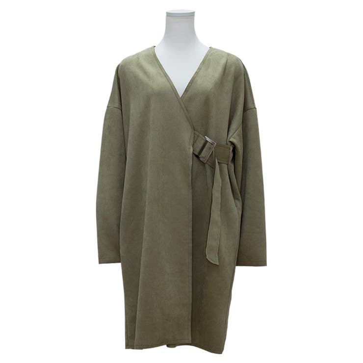 スエードノーカラータイロッケンコート | A.NATALY | 詳細画像13 