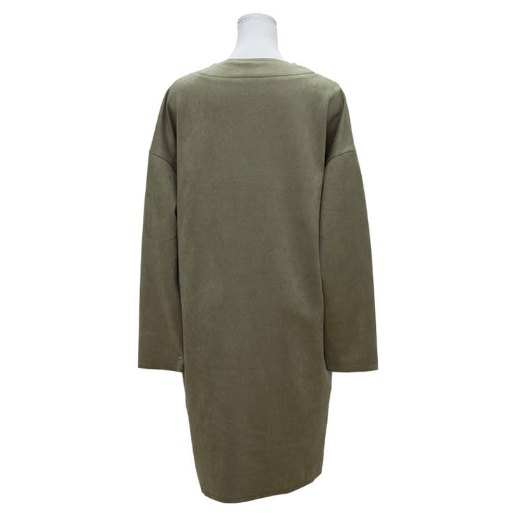 スエードノーカラータイロッケンコート | A.NATALY | 詳細画像15 