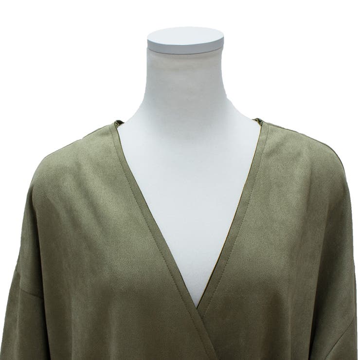 スエードノーカラータイロッケンコート | A.NATALY | 詳細画像16 