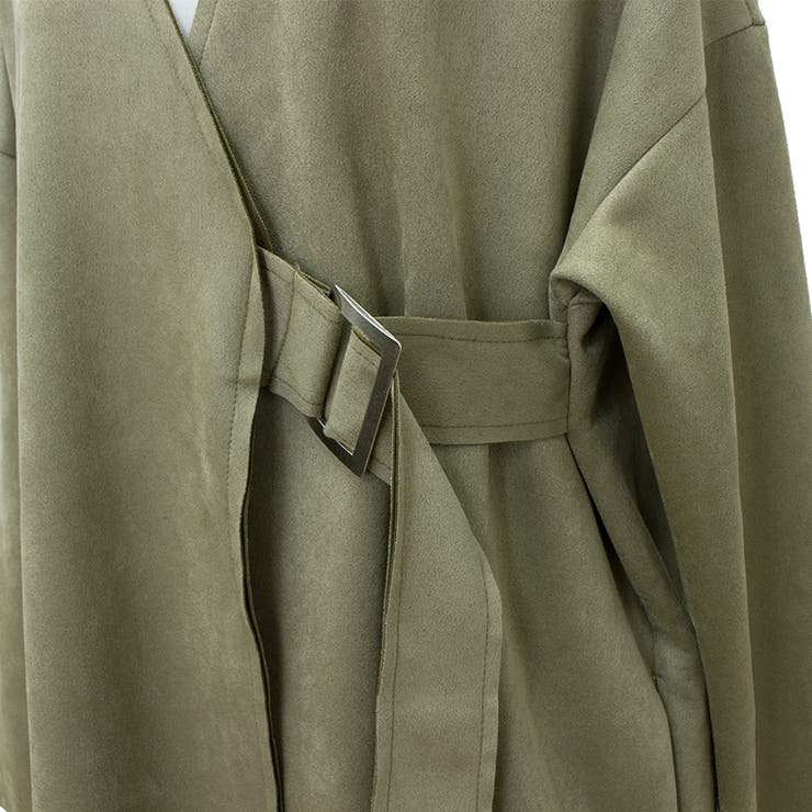 スエードノーカラータイロッケンコート | A.NATALY | 詳細画像17 