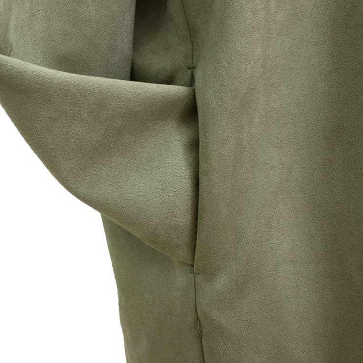 スエードノーカラータイロッケンコート | A.NATALY | 詳細画像21 