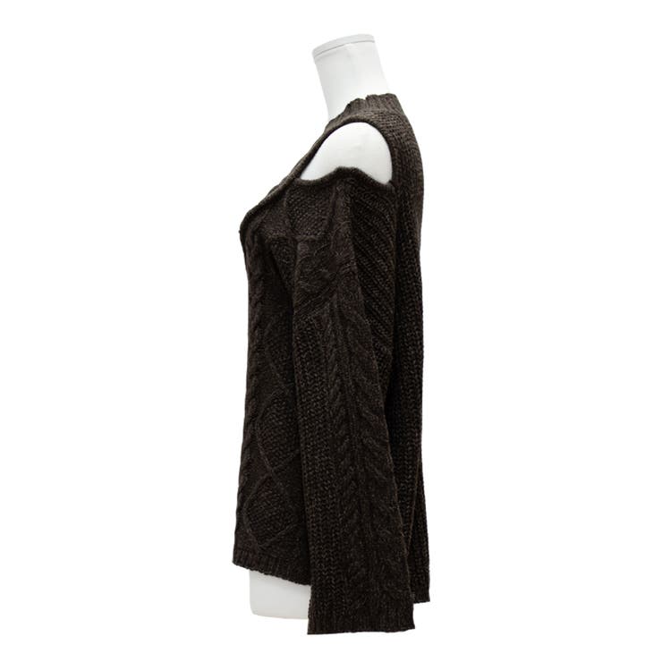 編地切替オープンショルダーニット | A.NATALY | 詳細画像13