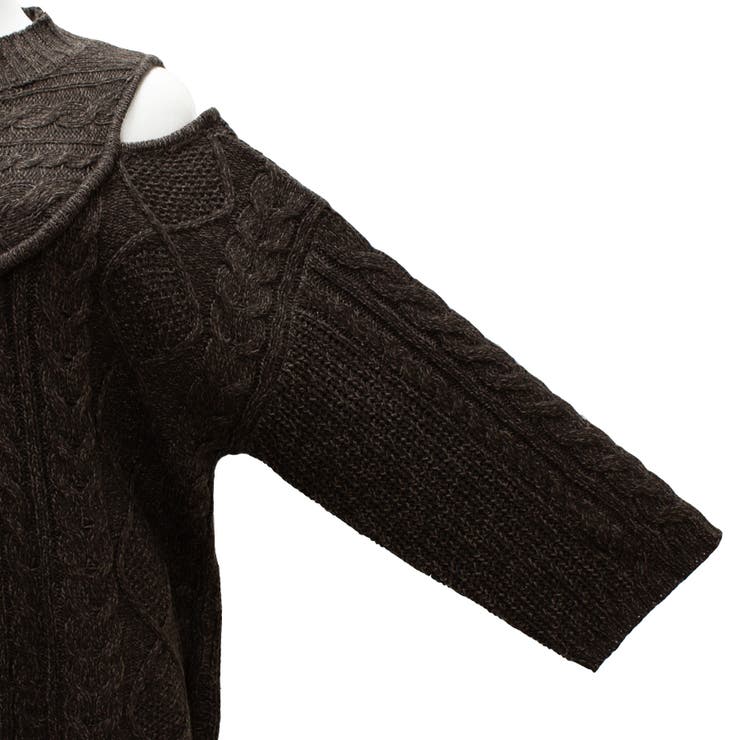 編地切替オープンショルダーニット | A.NATALY | 詳細画像17