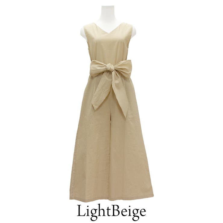 リネンリボンVネックノースリロンパース | A.NATALY | 詳細画像7 