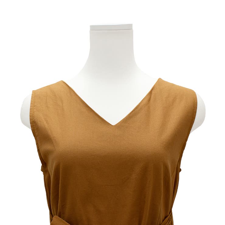 リネンリボンVネックノースリロンパース | A.NATALY | 詳細画像13 