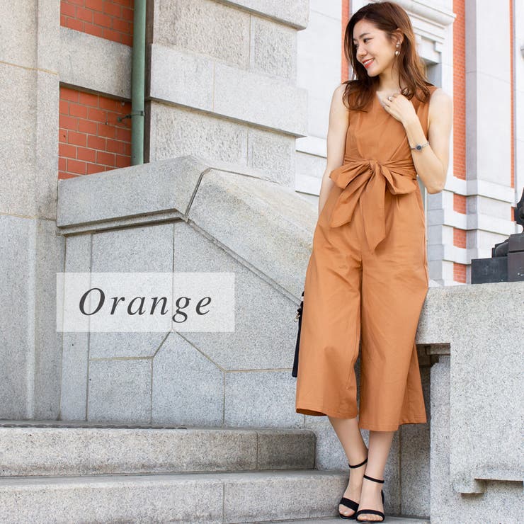 リネンリボンVネックノースリロンパース | A.NATALY | 詳細画像3 