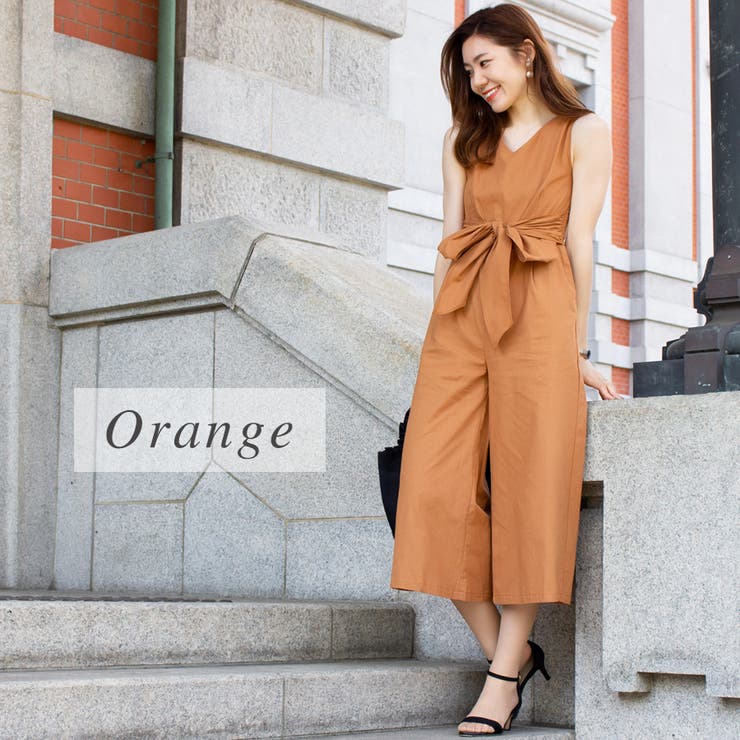 リネンリボンVネックノースリロンパース | A.NATALY | 詳細画像4 