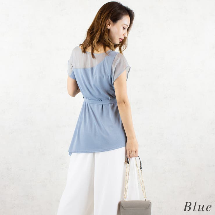 ワンショルベストドッキングプルオーバー | A.NATALY | 詳細画像1 