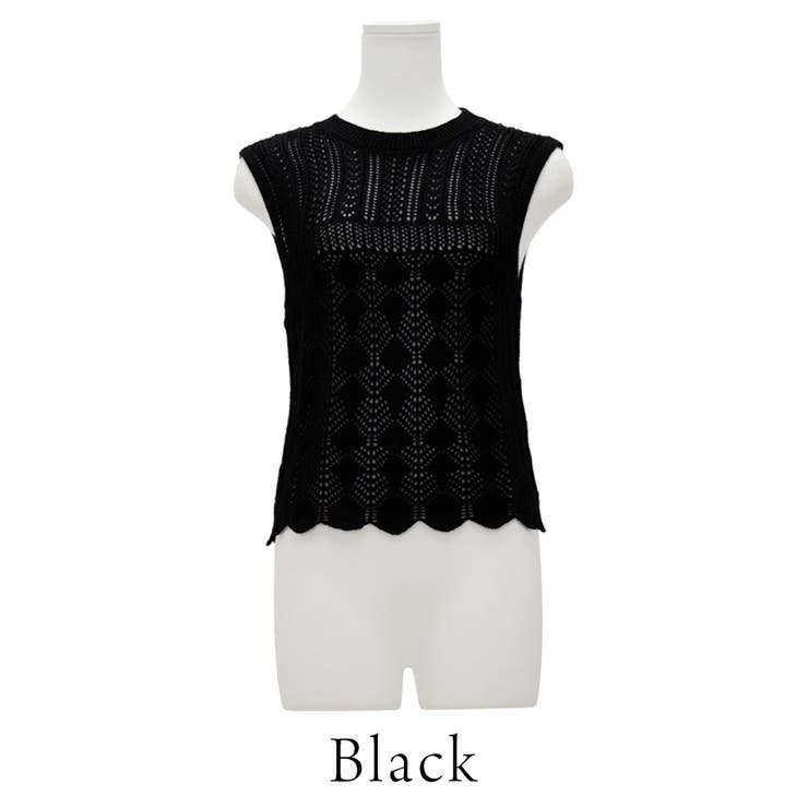 透かし編みノースリプルオーバー | A.NATALY | 詳細画像12 