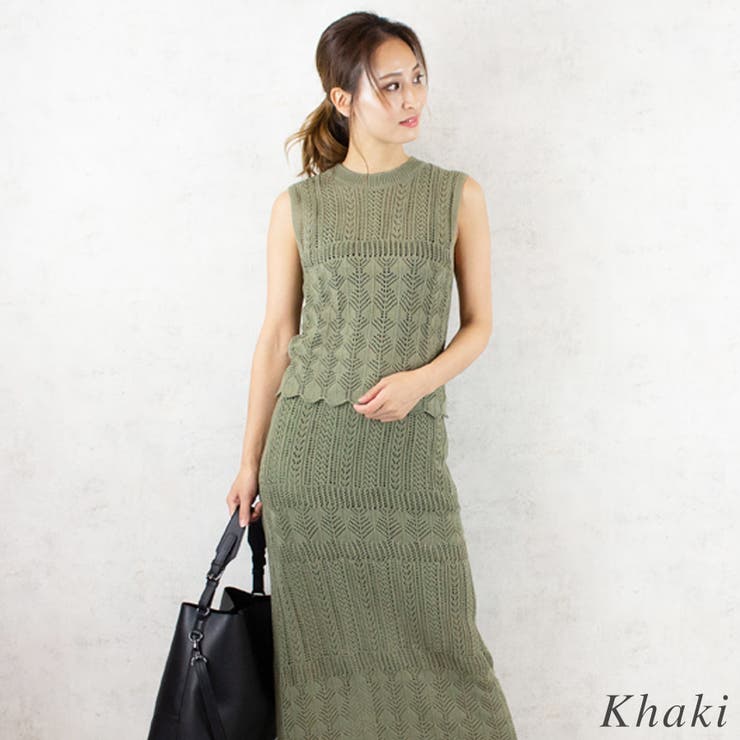 透かし編みノースリプルオーバー | A.NATALY | 詳細画像5 