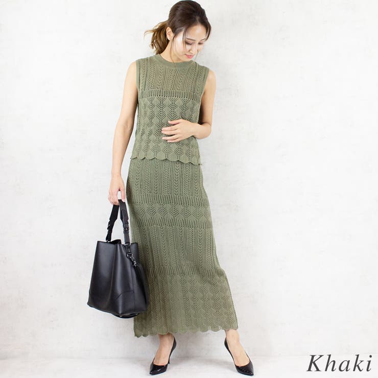 透かし編みノースリプルオーバー | A.NATALY | 詳細画像6 