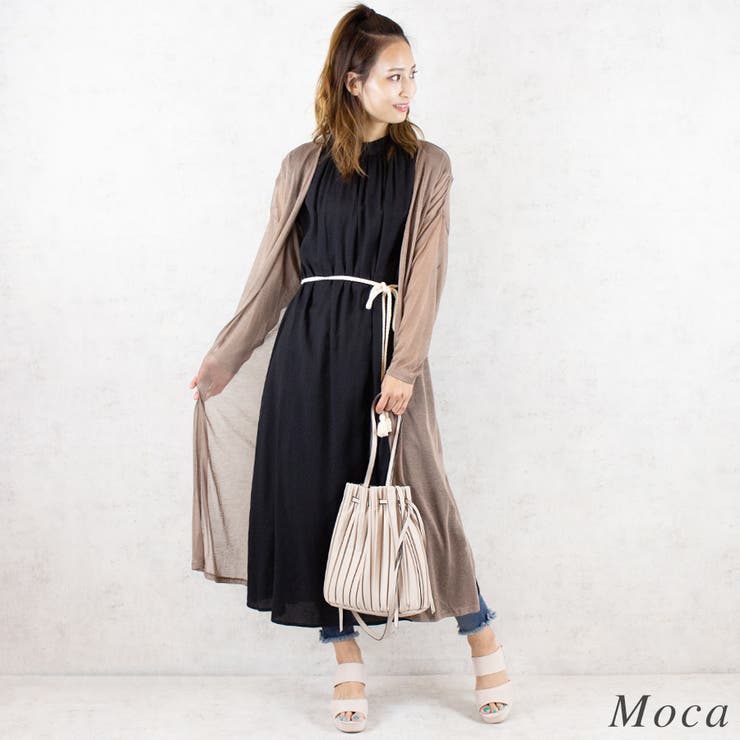 シアーニットソーロングカーディガン | A.NATALY | 詳細画像4 